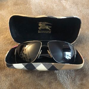 Burberry aviator sunglasses